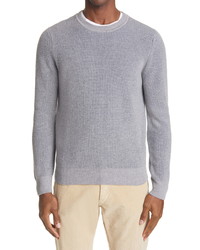 Canali Wool Cotton Crewneck Sweater