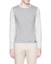 Armani Collezioni Zigzag Cashmere Sweater