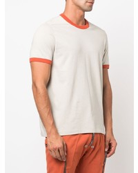 Rick Owens Banded Contrast Trimmed T Shirt