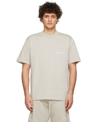 Essentials Beige Cotton Jersey T Shirt