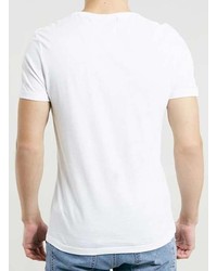 Topman Black White And Grey Crew Neck T Shirt Multipack