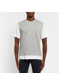 Marni Bonded Poplin And Cotton Jersey T Shirt