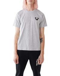 True Religion Brand Jeans Box Buddha Foil Graphic Tee In Heather Grey At Nordstrom