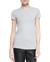 Vince Boy Fit Jersey Tee Heather Gray