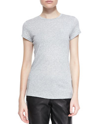 Vince Boy Fit Jersey Tee Heather Gray