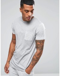 Asos Brand Loungewear T Shirt With Brush Print