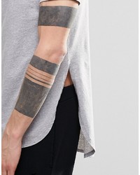 Asos Brand Super Longline T Shirt With Side Splits And Curved Hem In Gray