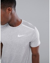 Nike Running Breathe Tailwind T Shirt In Grey 892813 036