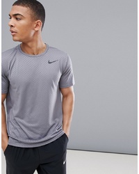 Nike Training Breathe Vent T Shirt In Grey 886742 036