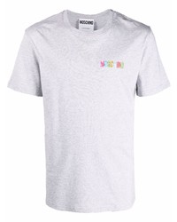 Moschino Chest Logo Cotton T Shirt