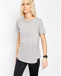 Asos Collection Contrast Ribbed Panel T Shirt