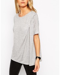 Asos Collection T Shirt With Twist Detail In Neppy