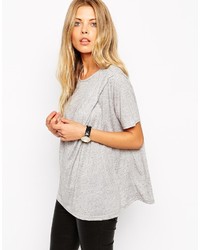 Asos Collection T Shirt With Twist Detail In Neppy