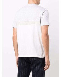 Eleventy Colour Block Cotton T Shirt
