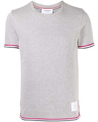 Thom Browne Contrast Trim Short Sleeve T Shirt