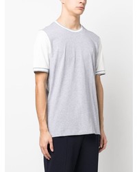 Brunello Cucinelli Contrasting Sleeves T Shirt