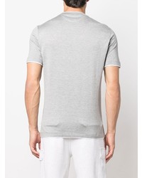 Brunello Cucinelli Contrasting Trim Detail T Shirt