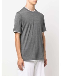 Brunello Cucinelli Contrasting Trim T Shirt