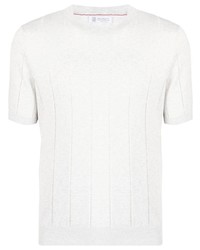 Brunello Cucinelli Cotton Panelled T Shirt
