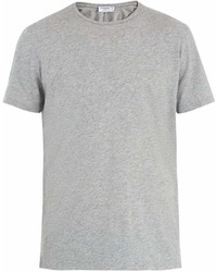 Frame Crew Neck Cotton Jersey T Shirt