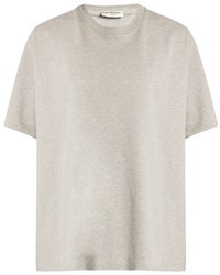 Balenciaga Crew Neck Cotton Jersey T Shirt