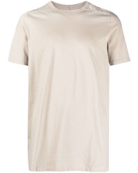 Rick Owens Crew Neck Cotton T Shirt