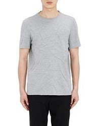 Maison Margiela Crinkled Melange T Shirt Grey
