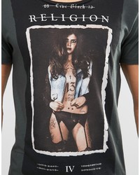 Religion Denim Girl Crew Neck T Shirt