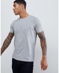 Hugo Dolive U Large Logo T Shirt In Grey