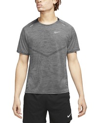 Nike Dri Fit Jumpman Adv Techknit Ultra Running T Shirt In Blackiron Grey At Nordstrom