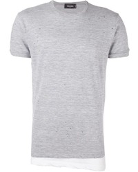 DSQUARED2 Distressed Effect Draped T Shirt