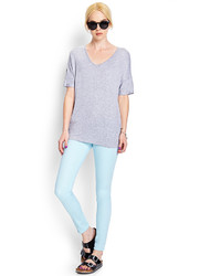 Forever 21 Easy Heathered Knit Tee