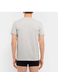 Acne Studios Edvin Mlange Stretch Cotton T Shirt