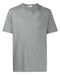 Brioni Embroidered Logo Cotton T Shirt