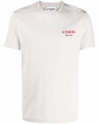 Iceberg Embroidered Logo Cotton T Shirt