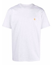 Carhartt WIP Embroidered Logo Cotton T Shirt