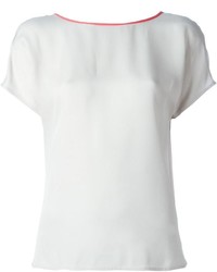 Emporio Armani Contrast Trim T Shirt Blouse
