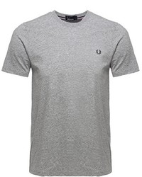 Fred Perry Crew Neck T Shirt Vintage Steel Marl T Shirt