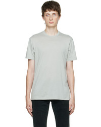 Tom Ford Gray Embroidered T Shirt