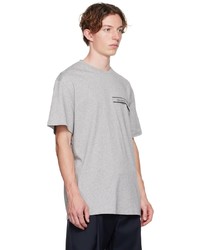 Alexander McQueen Gray Logo T Shirt