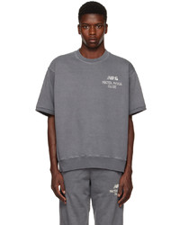 CARHARTT WORK IN PROGRESS Gray New Balance Edition Short Sleeve Sweatshirt