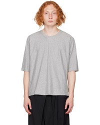 Homme Plissé Issey Miyake Gray Release T Basic T Shirt