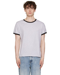 Second/Layer Gray Ringer T Shirt