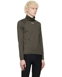 PEdALED Gray Thermo Base Layer Turtleneck