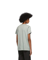 Schnaydermans Green Jersey Gart Dyed T Shirt