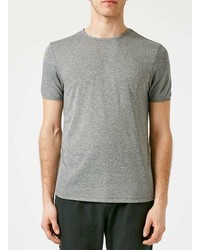 Topman Grey And White Slim Fit T Shirt