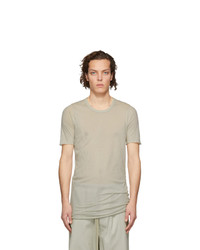 Rick Owens Grey Basic T Shirt