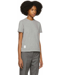 Thom Browne Grey Classic Pique Relaxed T Shirt