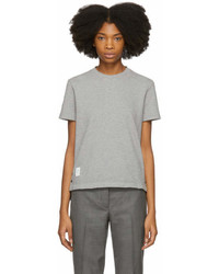 Thom Browne Grey Classic Pique Relaxed T Shirt
