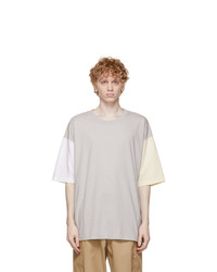 tss Grey Colorblock Dry Touch T Shirt